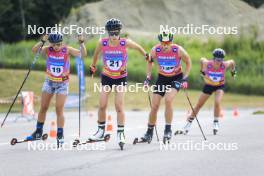 07.07.2023, Romont, Switzerland (SUI): Maya Even (FRA), Nadia Steiger (SUI), Linn Soemskar (SWE), (l-r) - Dupaski Festival, Romont (SUI). www.nordicfocus.com. © Manzoni/NordicFocus. Every downloaded picture is fee-liable.