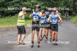 08.07.2023, Romont, Switzerland (SUI): Gian-Flurin Pfaeffli (SUI), Cla-Ursin Nufer (SUI), (l-r) - Dupaski Festival, Romont (SUI). www.nordicfocus.com. © Manzoni/NordicFocus. Every downloaded picture is fee-liable.