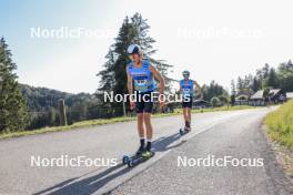 06.07.2023, Romont, Switzerland (SUI): Isai Naeff (SUI), Niclas Steiger (SUI), (l-r) - Dupaski Festival, Romont (SUI). www.nordicfocus.com. © Manzoni/NordicFocus. Every downloaded picture is fee-liable.