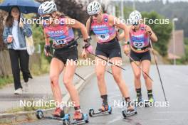 08.07.2023, Romont, Switzerland (SUI): Hedda Bangman (SWE), Desiree Steiner (SUI), Nadja Kaelin (SUI), (l-r) - Dupaski Festival, Romont (SUI). www.nordicfocus.com. © Manzoni/NordicFocus. Every downloaded picture is fee-liable.