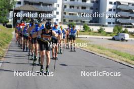 06.07.2023, Romont, Switzerland (SUI): Arnaud Du Pasquier (SUI), Fabian Stocek (CZE), Vebjorn Moen (NOR), (l-r) - Dupaski Festival, Romont (SUI). www.nordicfocus.com. © Manzoni/NordicFocus. Every downloaded picture is fee-liable.