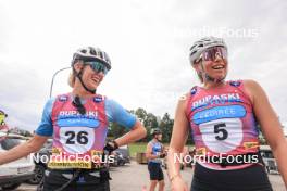 08.07.2023, Romont, Switzerland (SUI): Sandra Schuetzova (CZE), Desiree Steiner (SUI), (l-r) - Dupaski Festival, Romont (SUI). www.nordicfocus.com. © Manzoni/NordicFocus. Every downloaded picture is fee-liable.