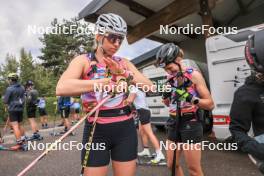 08.07.2023, Romont, Switzerland (SUI): Desiree Steiner (SUI), Lea Fischer (SUI), (l-r) - Dupaski Festival, Romont (SUI). www.nordicfocus.com. © Manzoni/NordicFocus. Every downloaded picture is fee-liable.