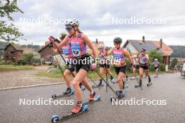 08.07.2023, Romont, Switzerland (SUI): Linn Soemskar (SWE), Hedda Bangman (SWE), Nadja Kaelin (SUI), Johanna Hagstroem (SWE), (l-r) - Dupaski Festival, Romont (SUI). www.nordicfocus.com. © Manzoni/NordicFocus. Every downloaded picture is fee-liable.