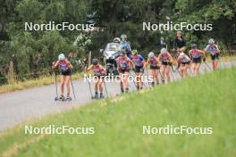 08.07.2023, Romont, Switzerland (SUI): Hedda Bangman (SWE), Johanna Hagstroem (SWE), Lea Fischer (SUI), Linn Soemskar (SWE), (l-r) - Dupaski Festival, Romont (SUI). www.nordicfocus.com. © Manzoni/NordicFocus. Every downloaded picture is fee-liable.