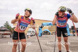 08.07.2023, Romont, Switzerland (SUI): Johanna Hagstroem (SWE), Linn Soemskar (SWE), (l-r) - Dupaski Festival, Romont (SUI). www.nordicfocus.com. © Manzoni/NordicFocus. Every downloaded picture is fee-liable.