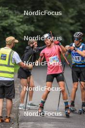 08.07.2023, Romont, Switzerland (SUI): Emil Porret (FRA), Antoine Scaiola (SUI), (l-r) - Dupaski Festival, Romont (SUI). www.nordicfocus.com. © Manzoni/NordicFocus. Every downloaded picture is fee-liable.