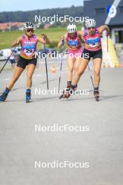 07.07.2023, Romont, Switzerland (SUI): Thais Barthelemy (FRA), Leandra Beck (SUI), Desiree Steiner (SUI), (l-r) - Dupaski Festival, Romont (SUI). www.nordicfocus.com. © Manzoni/NordicFocus. Every downloaded picture is fee-liable.