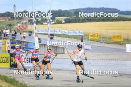 07.07.2023, Romont, Switzerland (SUI): Desiree Steiner (SUI), Thais Barthelemy (FRA), Gina Del Rio (AND), (l-r) - Dupaski Festival, Romont (SUI). www.nordicfocus.com. © Manzoni/NordicFocus. Every downloaded picture is fee-liable.