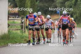 08.07.2023, Romont, Switzerland (SUI): Linn Soemskar (SWE), Johanna Hagstroem (SWE), Hedda Bangman (SWE), (l-r) - Dupaski Festival, Romont (SUI). www.nordicfocus.com. © Manzoni/NordicFocus. Every downloaded picture is fee-liable.