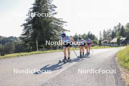 06.07.2023, Romont, Switzerland (SUI): Gian-Flurin Pfaeffli (SUI), Christian Winker (GER), Bastien Laurent (FRA), (l-r) - Dupaski Festival, Romont (SUI). www.nordicfocus.com. © Manzoni/NordicFocus. Every downloaded picture is fee-liable.