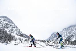 28.02.2023, Planica, Slovenia (SLO): Pia Fink (GER), Eva Urevc (SLO), (l-r)  - FIS nordic world ski championships cross-country, 10km women, Planica (SLO). www.nordicfocus.com. © Modica/NordicFocus. Every downloaded picture is fee-liable.