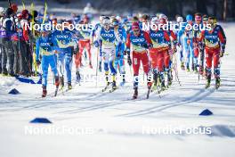 05.03.2023, Planica, Slovenia (SLO): Federico Pellegrino (ITA), Iivo Niskanen (FIN), William Poromaa (SWE), Johannes Hoesflot Klaebo (NOR), Martin Loewstroem Nyenget (NOR), (l-r)  - FIS nordic world ski championships cross-country, mass men, Planica (SLO). www.nordicfocus.com. © Thibaut/NordicFocus. Every downloaded picture is fee-liable.