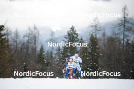 03.03.2023, Planica, Slovenia (SLO): Jules Lapierre (FRA), Calle Halfvarsson (SWE), (l-r)  - FIS nordic world ski championships cross-country, relay men, Planica (SLO). www.nordicfocus.com. © Modica/NordicFocus. Every downloaded picture is fee-liable.