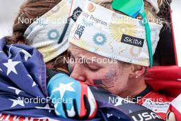 26.02.2023, Planica, Slovenia (SLO): Jessie Diggins (USA) - FIS nordic world ski championships cross-country, team sprint, Planica (SLO). www.nordicfocus.com. © Modica/NordicFocus. Every downloaded picture is fee-liable.