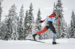 25.11.2023, Ruka, Finland (FIN): Leo Grandbois (CAN) - FIS world cup cross-country, 10km, Ruka (FIN). www.nordicfocus.com. © Modica/NordicFocus. Every downloaded picture is fee-liable.