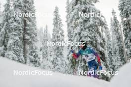 24.11.2023, Ruka, Finland (FIN): Zak Ketterson (USA) - FIS world cup cross-country, individual sprint, Ruka (FIN). www.nordicfocus.com. © Modica/NordicFocus. Every downloaded picture is fee-liable.