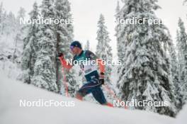 24.11.2023, Ruka, Finland (FIN): Andrew Young (GBR) - FIS world cup cross-country, individual sprint, Ruka (FIN). www.nordicfocus.com. © Modica/NordicFocus. Every downloaded picture is fee-liable.