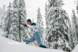24.11.2023, Ruka, Finland (FIN): Wiljam Mattila (FIN) - FIS world cup cross-country, individual sprint, Ruka (FIN). www.nordicfocus.com. © Modica/NordicFocus. Every downloaded picture is fee-liable.