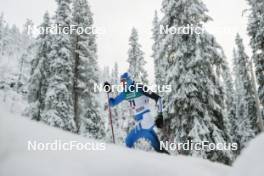 24.11.2023, Ruka, Finland (FIN): Kaarel Kasper Korge (EST) - FIS world cup cross-country, individual sprint, Ruka (FIN). www.nordicfocus.com. © Modica/NordicFocus. Every downloaded picture is fee-liable.