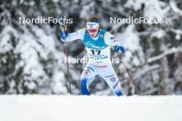 10.12.2023, Oestersund, Sweden (SWE): Johan Haeggstroem (SWE) - FIS world cup cross-country, 10km, Oestersund (SWE). www.nordicfocus.com. © Modica/NordicFocus. Every downloaded picture is fee-liable.