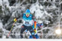 10.12.2023, Oestersund, Sweden (SWE): Lucas Boegl (GER) - FIS world cup cross-country, 10km, Oestersund (SWE). www.nordicfocus.com. © Modica/NordicFocus. Every downloaded picture is fee-liable.