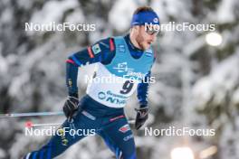10.12.2023, Oestersund, Sweden (SWE): Julien Arnaud (FRA) - FIS world cup cross-country, 10km, Oestersund (SWE). www.nordicfocus.com. © Modica/NordicFocus. Every downloaded picture is fee-liable.