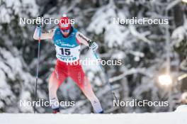 10.12.2023, Oestersund, Sweden (SWE): Cyril Faehndrich (SUI) - FIS world cup cross-country, 10km, Oestersund (SWE). www.nordicfocus.com. © Modica/NordicFocus. Every downloaded picture is fee-liable.