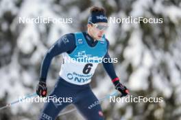 10.12.2023, Oestersund, Sweden (SWE): Paolo Ventura (ITA) - FIS world cup cross-country, 10km, Oestersund (SWE). www.nordicfocus.com. © Modica/NordicFocus. Every downloaded picture is fee-liable.