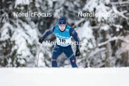 10.12.2023, Oestersund, Sweden (SWE): Elia Barp (ITA) - FIS world cup cross-country, 10km, Oestersund (SWE). www.nordicfocus.com. © Modica/NordicFocus. Every downloaded picture is fee-liable.