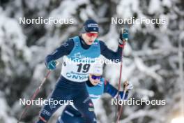 10.12.2023, Oestersund, Sweden (SWE): Davide Graz (ITA) - FIS world cup cross-country, 10km, Oestersund (SWE). www.nordicfocus.com. © Modica/NordicFocus. Every downloaded picture is fee-liable.