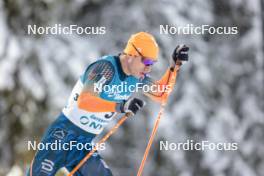 10.12.2023, Oestersund, Sweden (SWE): Andrew Young (GBR) - FIS world cup cross-country, 10km, Oestersund (SWE). www.nordicfocus.com. © Modica/NordicFocus. Every downloaded picture is fee-liable.
