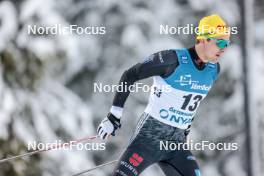 10.12.2023, Oestersund, Sweden (SWE): Janosch Brugger (GER) - FIS world cup cross-country, 10km, Oestersund (SWE). www.nordicfocus.com. © Modica/NordicFocus. Every downloaded picture is fee-liable.