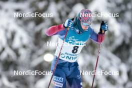 10.12.2023, Oestersund, Sweden (SWE): Zanden Mcmullen (USA) - FIS world cup cross-country, 10km, Oestersund (SWE). www.nordicfocus.com. © Modica/NordicFocus. Every downloaded picture is fee-liable.