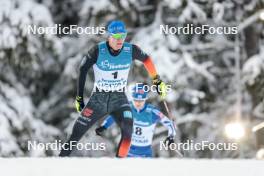 10.12.2023, Oestersund, Sweden (SWE): Anian Sossau (GER) - FIS world cup cross-country, 10km, Oestersund (SWE). www.nordicfocus.com. © Modica/NordicFocus. Every downloaded picture is fee-liable.