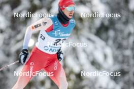 10.12.2023, Oestersund, Sweden (SWE): Candide Pralong (SUI) - FIS world cup cross-country, 10km, Oestersund (SWE). www.nordicfocus.com. © Modica/NordicFocus. Every downloaded picture is fee-liable.