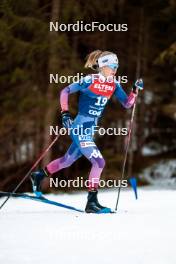 31.12.2023, Toblach, Italy (ITA): Sophia Laukli (USA) - FIS world cup cross-country, tour de ski, 10km, Toblach (ITA). www.nordicfocus.com. © Modica/NordicFocus. Every downloaded picture is fee-liable.