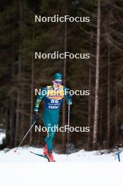 31.12.2023, Toblach, Italy (ITA): Seve De Campo (AUS) - FIS world cup cross-country, tour de ski, 10km, Toblach (ITA). www.nordicfocus.com. © Modica/NordicFocus. Every downloaded picture is fee-liable.