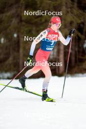 31.12.2023, Toblach, Italy (ITA): Nadja Kaelin (SUI) - FIS world cup cross-country, tour de ski, 10km, Toblach (ITA). www.nordicfocus.com. © Modica/NordicFocus. Every downloaded picture is fee-liable.