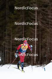 31.12.2023, Toblach, Italy (ITA): Erik Valnes (NOR) - FIS world cup cross-country, tour de ski, 10km, Toblach (ITA). www.nordicfocus.com. © Modica/NordicFocus. Every downloaded picture is fee-liable.