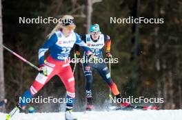 30.12.2023, Toblach, Italy (ITA): Victoria Carl (GER) - FIS world cup cross-country, tour de ski, individual sprint, Toblach (ITA). www.nordicfocus.com. © Modica/NordicFocus. Every downloaded picture is fee-liable.