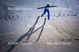07.01.2023, Otepaeae, Estonia (EST): Florian Kolb (AUT) - FIS world cup nordic combined men, mass HS97/10km, Otepaeae (EST). www.nordicfocus.com. © Volk/NordicFocus. Every downloaded picture is fee-liable.