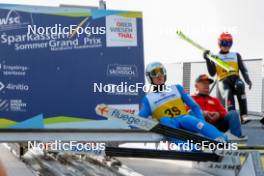 26.08.2023, Oberwiesenthal, Germany (GER): Manuel Faisst (GER) - FIS Nordic Combined Summer Grand Prix men and women, individual gundersen HS105/10km men, Oberwiesenthal (GER). www.nordicfocus.com. © Volk/NordicFocus. Every downloaded picture is fee-liable.