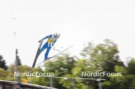 26.08.2023, Oberwiesenthal, Germany (GER): Manuel Faisst (GER) - FIS Nordic Combined Summer Grand Prix men and women, individual gundersen HS105/10km men, Oberwiesenthal (GER). www.nordicfocus.com. © Volk/NordicFocus. Every downloaded picture is fee-liable.