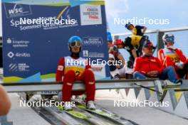 26.08.2023, Oberwiesenthal, Germany (GER): Christian Deuschl (AUT) - FIS Nordic Combined Summer Grand Prix men and women, individual gundersen HS105/10km men, Oberwiesenthal (GER). www.nordicfocus.com. © Volk/NordicFocus. Every downloaded picture is fee-liable.