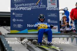 26.08.2023, Oberwiesenthal, Germany (GER): Vitaliy Hrebeniuk (UKR) - FIS Nordic Combined Summer Grand Prix men and women, individual gundersen HS105/10km men, Oberwiesenthal (GER). www.nordicfocus.com. © Volk/NordicFocus. Every downloaded picture is fee-liable.