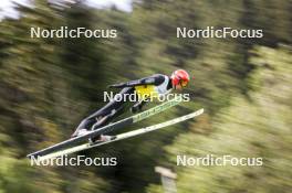 26.08.2023, Oberwiesenthal, Germany (GER): Johannes Rydzek (GER) - FIS Nordic Combined Summer Grand Prix men and women, individual gundersen HS105/10km men, Oberwiesenthal (GER). www.nordicfocus.com. © Volk/NordicFocus. Every downloaded picture is fee-liable.