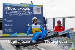 26.08.2023, Oberwiesenthal, Germany (GER): Manuel Faisst (GER) - FIS Nordic Combined Summer Grand Prix men and women, individual gundersen HS105/10km men, Oberwiesenthal (GER). www.nordicfocus.com. © Volk/NordicFocus. Every downloaded picture is fee-liable.