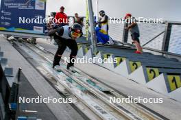 26.08.2023, Oberwiesenthal, Germany (GER): Sebastian Brandner (AUT) - FIS Nordic Combined Summer Grand Prix men and women, individual gundersen HS105/10km men, Oberwiesenthal (GER). www.nordicfocus.com. © Volk/NordicFocus. Every downloaded picture is fee-liable.