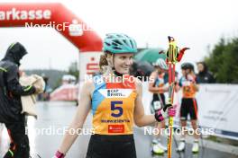 26.08.2023, Oberwiesenthal, Germany (GER): Ema Volavsek (SLO) - FIS Nordic Combined Summer Grand Prix men and women, individual gundersen HS105/5km women, Oberwiesenthal (GER). www.nordicfocus.com. © Volk/NordicFocus. Every downloaded picture is fee-liable.